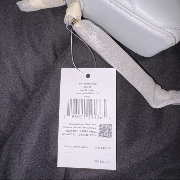 Kate Spade White Quilted Crossbody Bag: BRAND‎ NEW WITH TAGS…$360 Retail - Picture 4 of 9